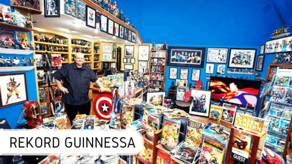 rekord Guinnessa kolekcja komiksów