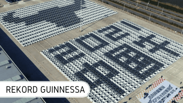 rekord Guinnessa mozaika z aut