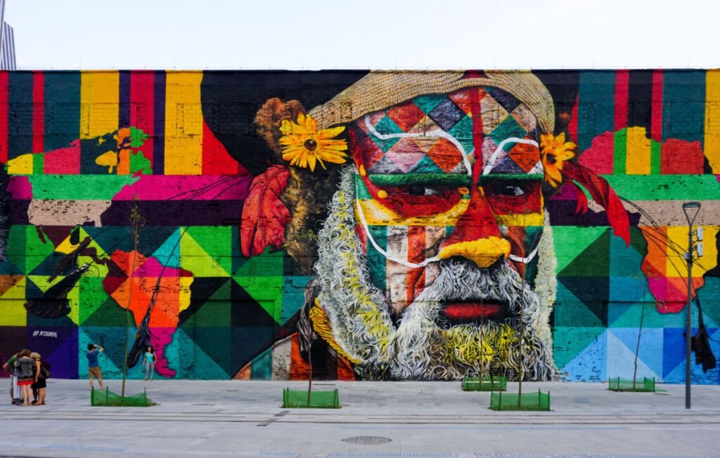 Największy mural w Brazylii