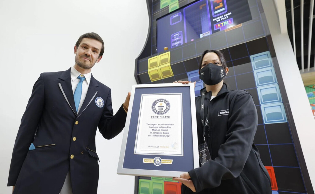 Największy automat do gry - Certyfikat