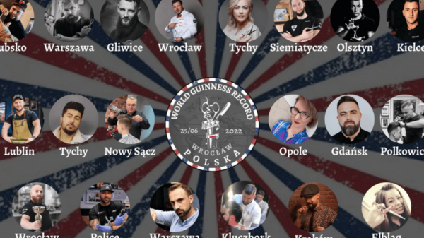 fryzjerski rekord Guinnessa Wrocław