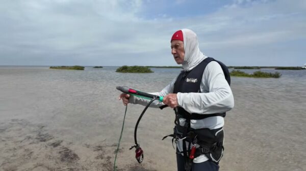 Najstarszy kitesurfer - rekord Guinnessa
