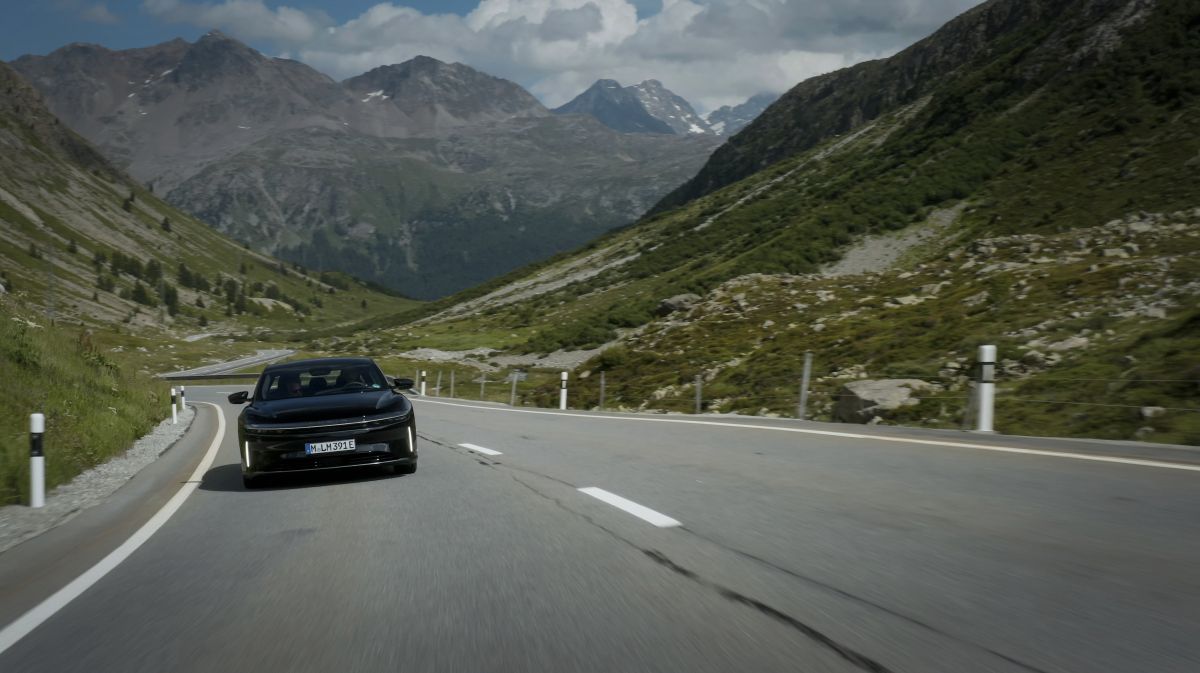 Lucid Air Grand Touring - rekord Guinnessa - droga