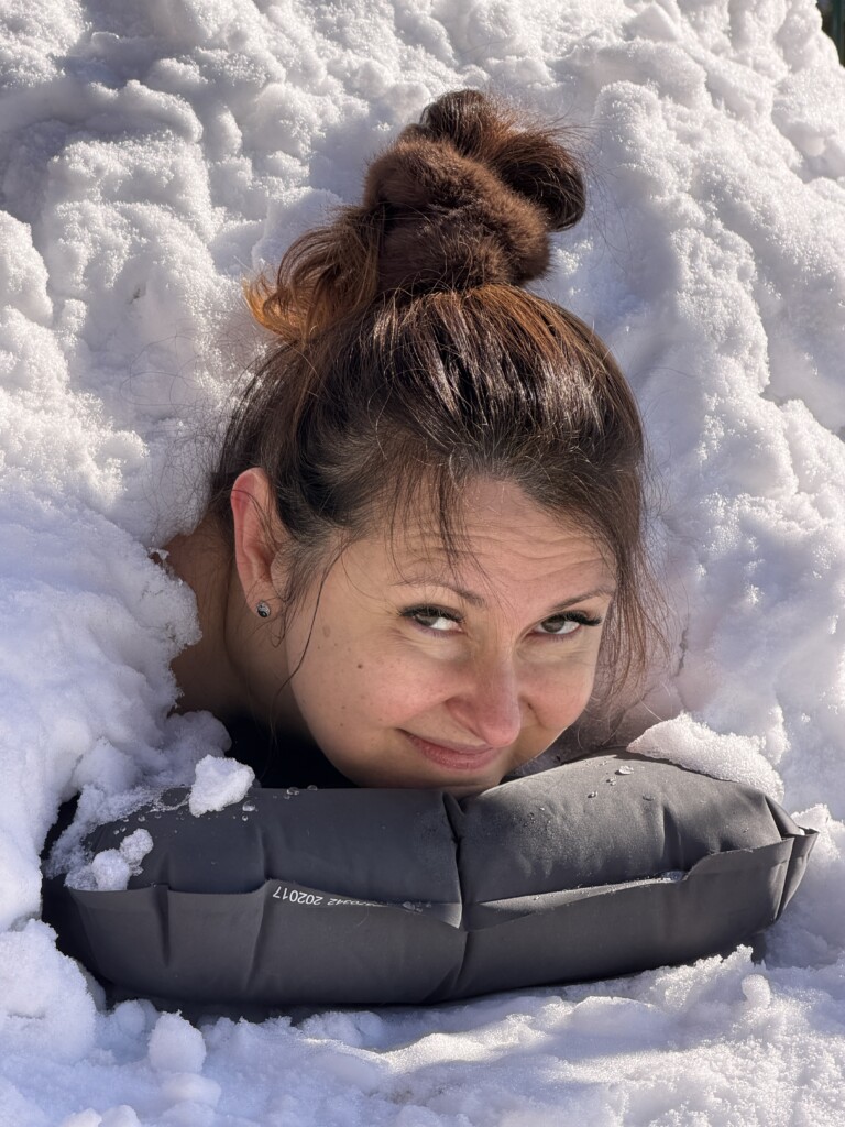 Kontakt ciała ze śniegiem Maria Bodaj rekord Guinnessa