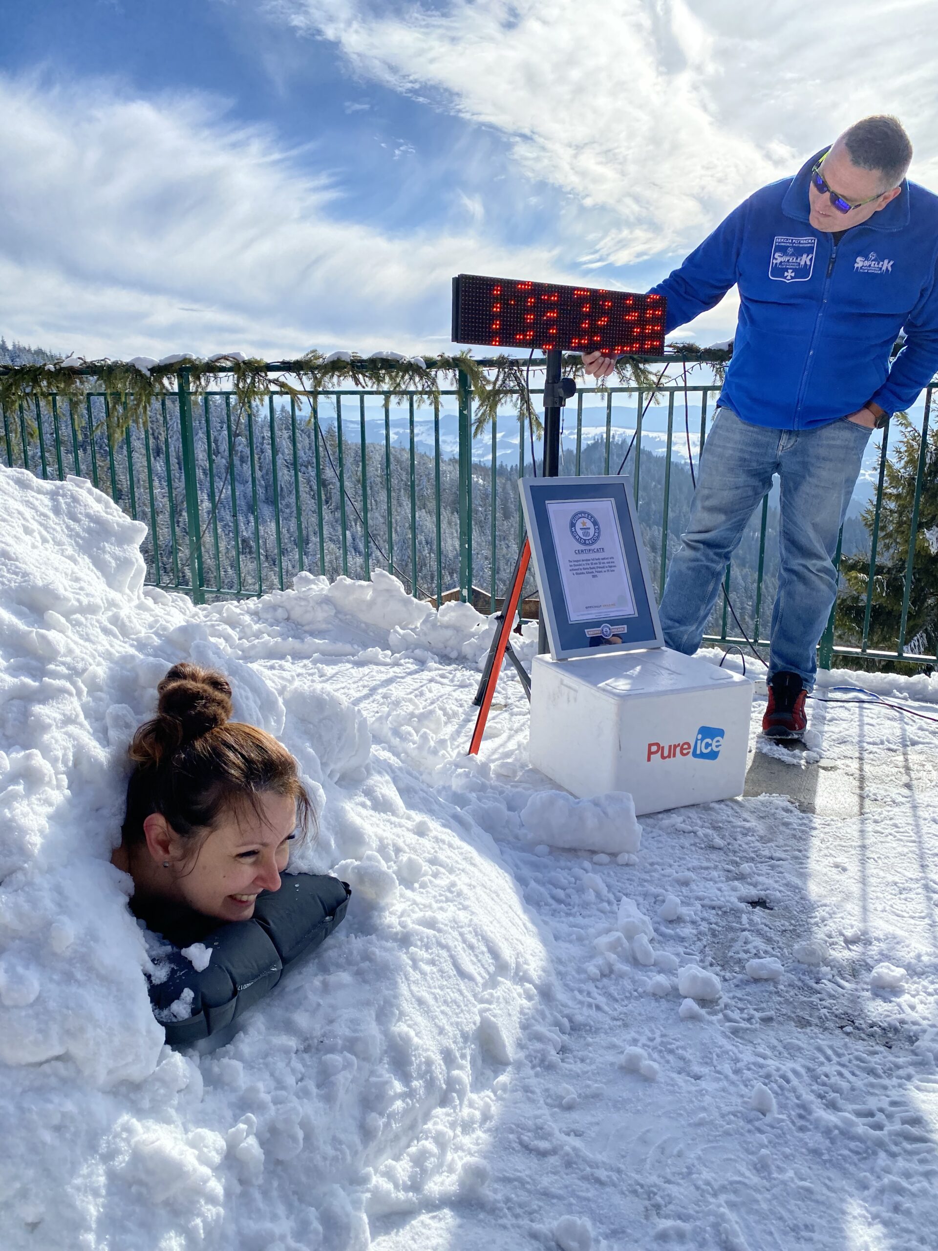 Kontakt ciała ze śniegiem Maria Bodaj