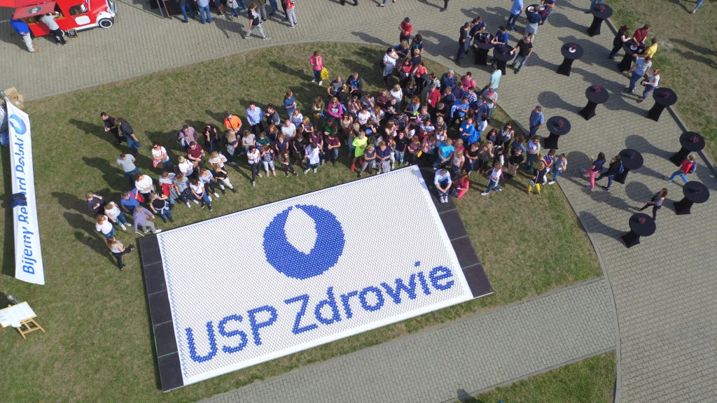 Mozaika z kubeczków - Rekord Polski