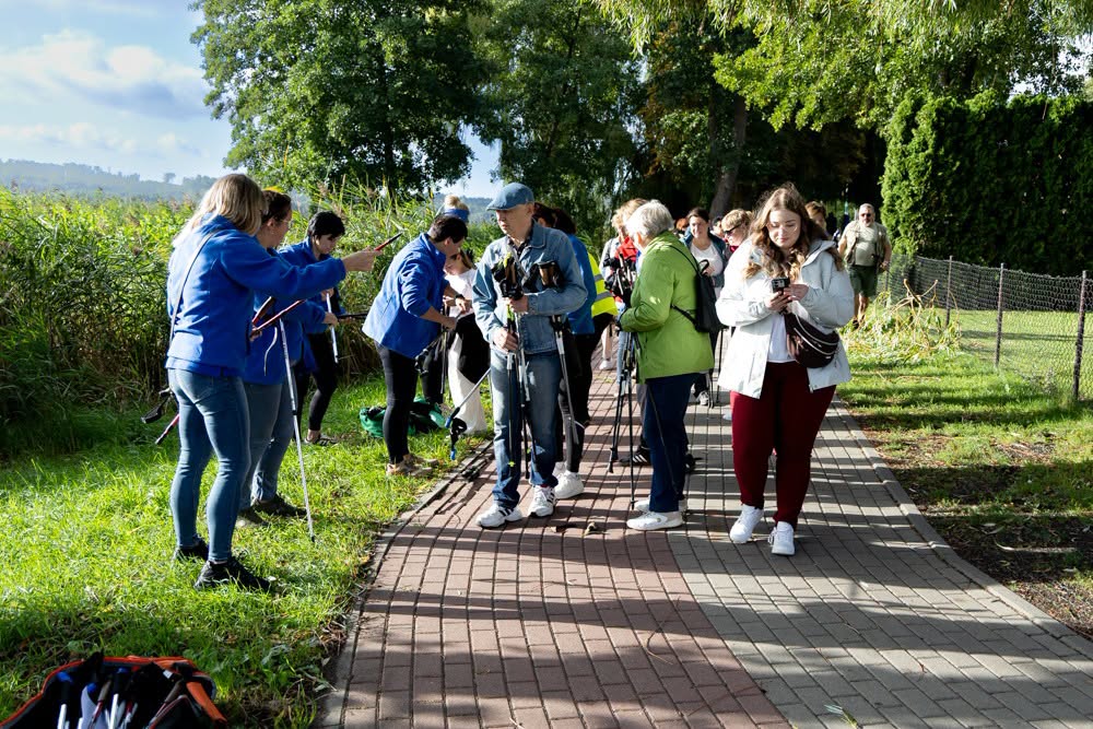 Rekord Polski linia z kijów Nordic walking